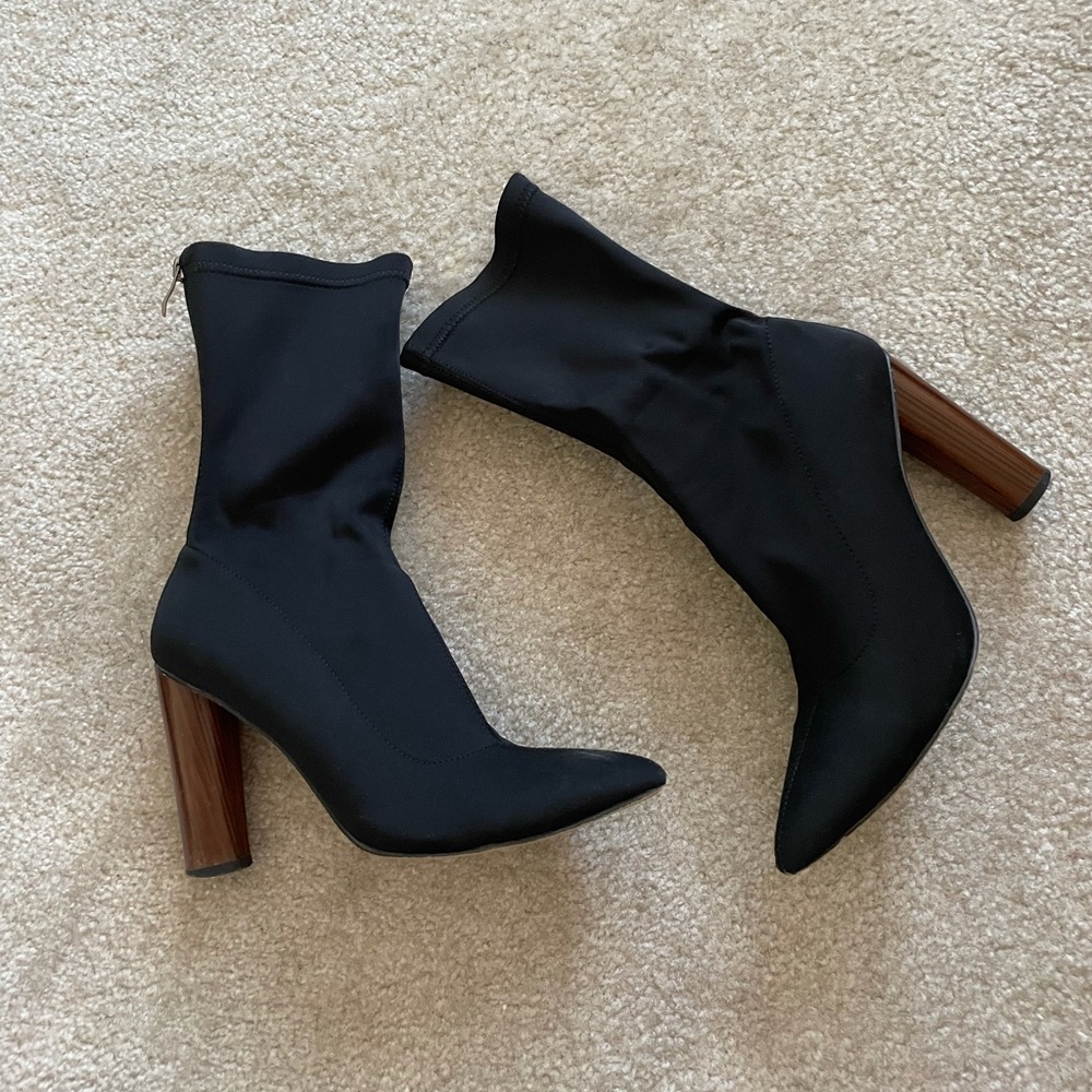 Black boot heels